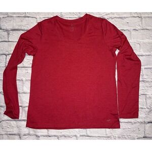 Freely‎ Womens Pink Long Sleeve Shirt Size S Workout Shirt